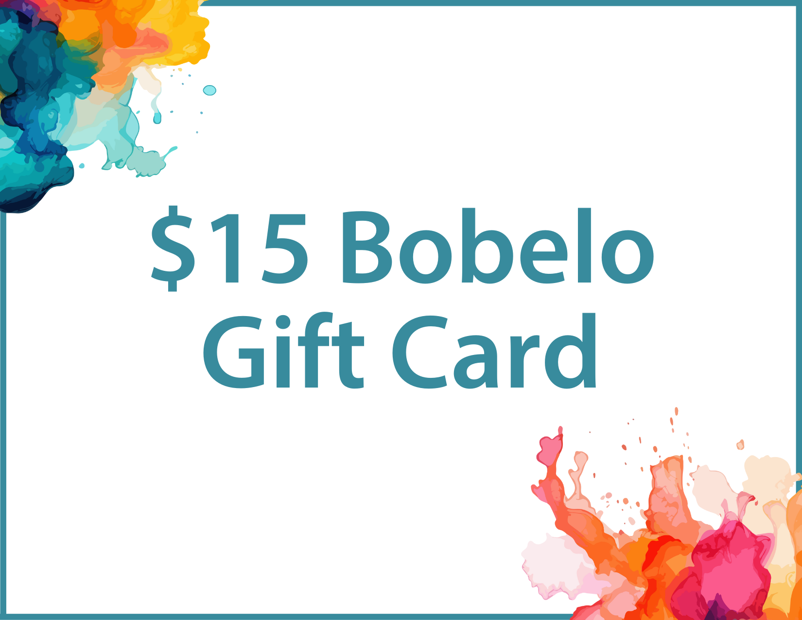 bobelo 15 dollar gift card