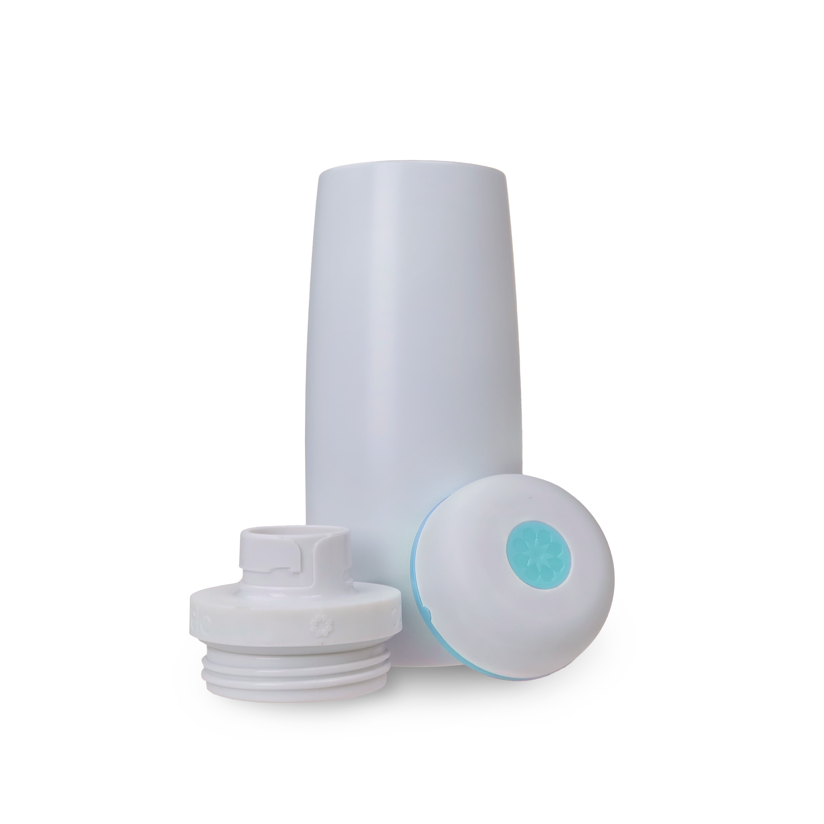 White and Blue Bobelo Bottle