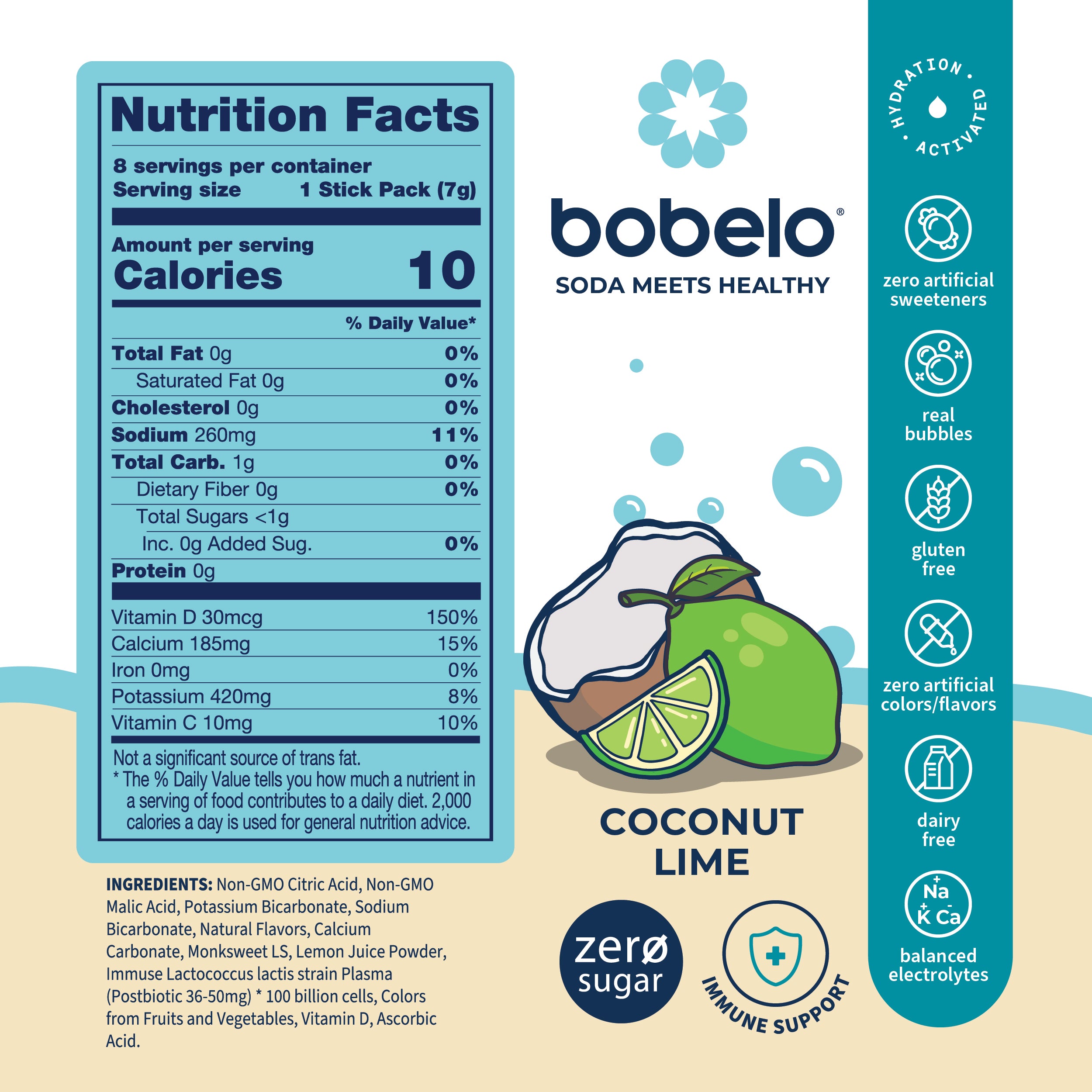 Coconut Lime Nutrition