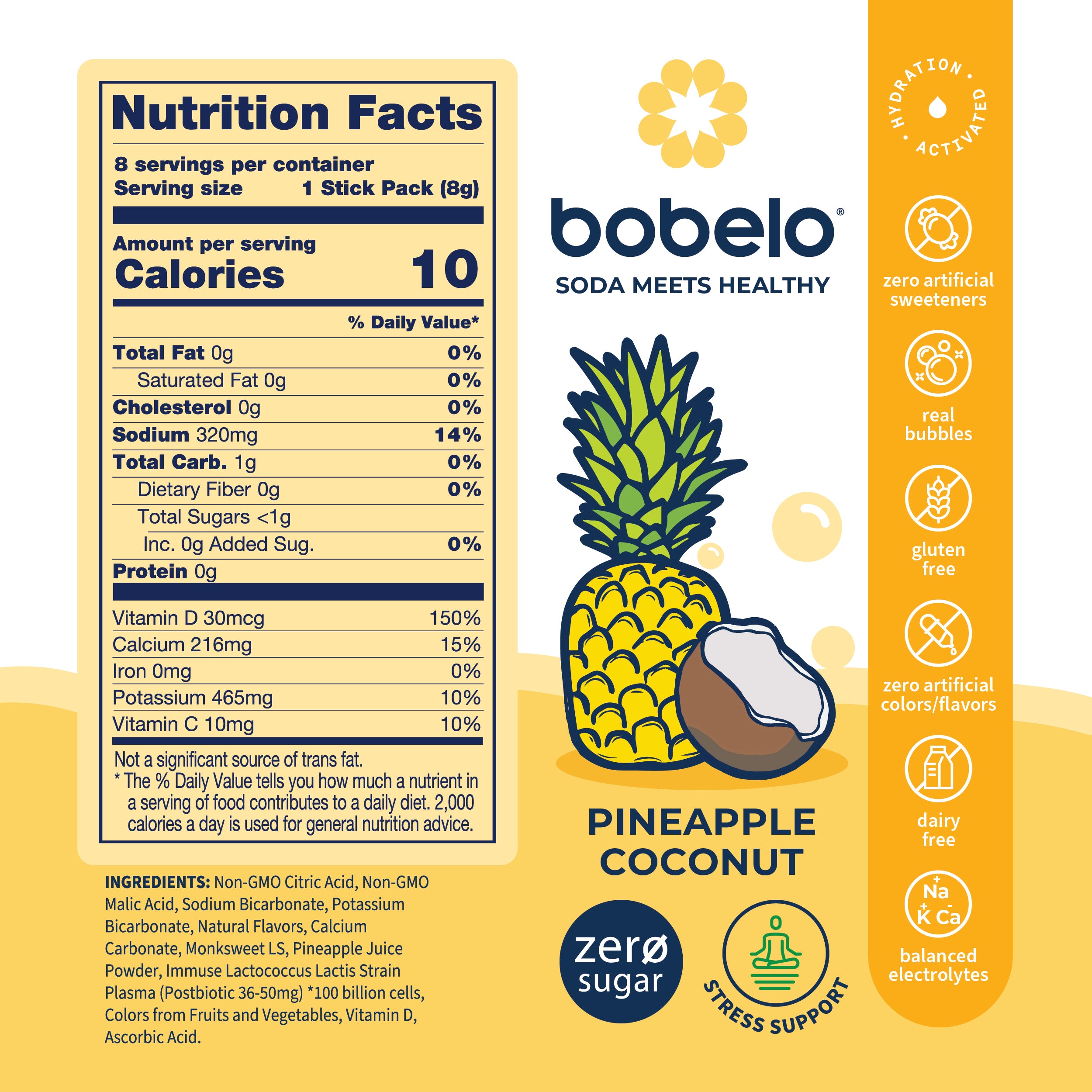 Pineapple Coconut Nutrition