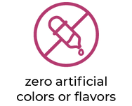 no artificial colors icon