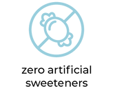 no artificial sweeteners icon